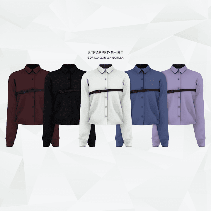 Мужская рубашка Men’s Strapped Shirt